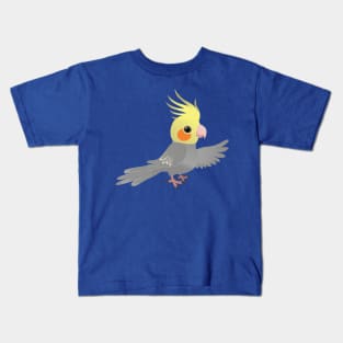 Cute cockatiel Kids T-Shirt